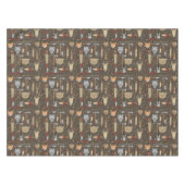 Nappe Motif ethnique de chasse (Devant (Horizontal))