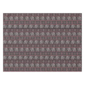 Nappe Motif ethnique noir d'éléphant (Devant (Horizontal))