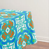Nappe Motif ethnique Turquoise (In Situ)