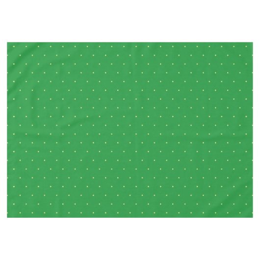 Nappe Motif étoile jaune sur vert (Devant (Horizontal))