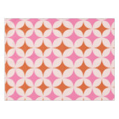 Nappe Motif étoiles éclatées rétro milieu du siècle Oran (Devant (Horizontal))