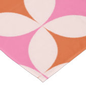 Nappe Motif étoiles éclatées rétro milieu du siècle Oran (Angle)
