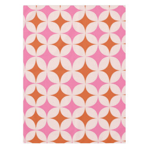 Nappe Motif étoiles éclatées rétro milieu du siècle Oran