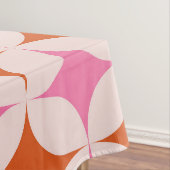 Nappe Motif étoiles éclatées rétro milieu du siècle Oran (In Situ)