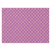 Nappe Motif éventail Art déco - orchidée et violet (Devant (Horizontal))