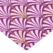 Nappe Motif éventail Art déco - orchidée et violet (Angle)