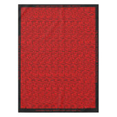 Nappe Motif Exotic Red Black Animal Strip Personnaliser (Devant)