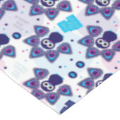 Nappe motif exotique de paon de l'Inde (Angle)