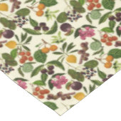 Nappe Motif exotique peint à la main de fruits tropicaux (Angle)