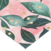 Nappe Motif fantaisiste de vacances d'hiver botanique (Angle)