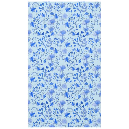 Nappe Motif feuille 12.bw Lblue BG (Devant)