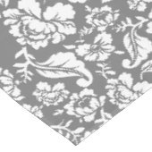 Nappe motif feuille 14b Gris BG (Angle)