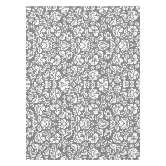 Nappe motif feuille 14b Gris BG (Devant)