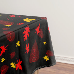 Nappe Motif feuille coloré