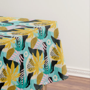 Nappe Motif Feuille de la forêt tropicale tropicale