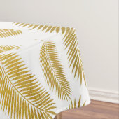 Nappe Motif Feuille Faux Gold Palm (In Situ)