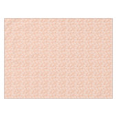 Nappe Motif Feuille floral rose d'Apricot moderne (Devant (Horizontal))