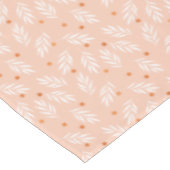 Nappe Motif Feuille floral rose d'Apricot moderne (Angle)