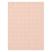 Nappe Motif Feuille floral rose d'Apricot moderne (Devant)