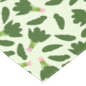 Nappe Motif Feuille Green Spinach (Angle)