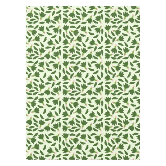 Nappe Motif Feuille Green Spinach (Devant)
