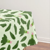 Nappe Motif Feuille Green Spinach (In Situ)