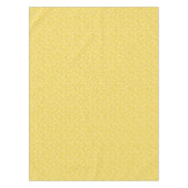 Nappe Motif Feuille moderne de moutarde jaune (Devant)