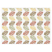 Nappe Motif Feuille rétro (Devant (Horizontal))