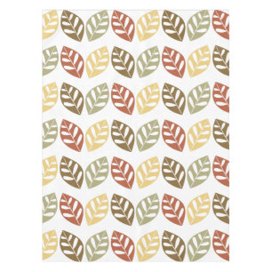 Nappe Motif Feuille rétro