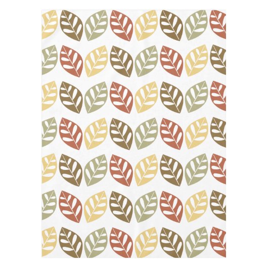 Nappe Motif Feuille rétro (Devant)