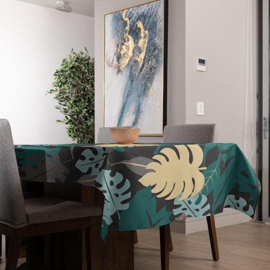 Nappe Motif Feuille tropical