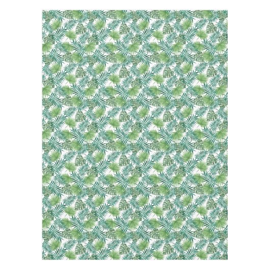 Nappe Motif Feuille Tropical Botanic Palm Tree (Devant)