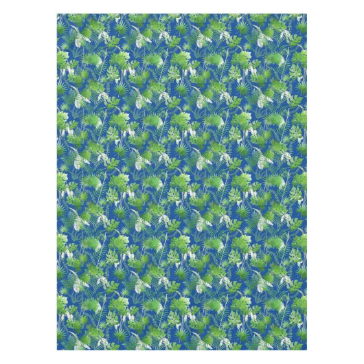 Nappe motif Feuille vert 3D 01x4 (Devant)