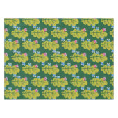 Nappe Motif Feuille vert mignon (Devant (Horizontal))