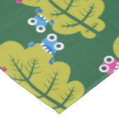 Nappe Motif Feuille vert mignon (Angle)