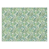 Nappe Motif Feuille vert tropical (Devant (Horizontal))
