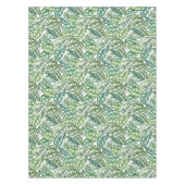 Nappe Motif Feuille vert tropical (Devant)