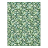 Nappe Motif Feuille vert tropical (Devant)