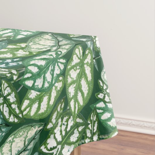 Nappe Motif Feuille vert tropical (In Situ)