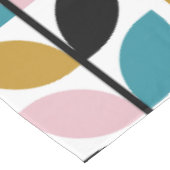 Nappe Motif Feuilles de  Retro Mod (Angle)