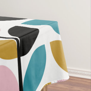 Nappe Motif Feuilles de  Retro Mod