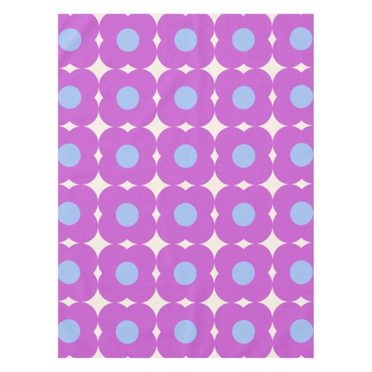 Nappe Motif Fleur Mocal Rétro (Devant)