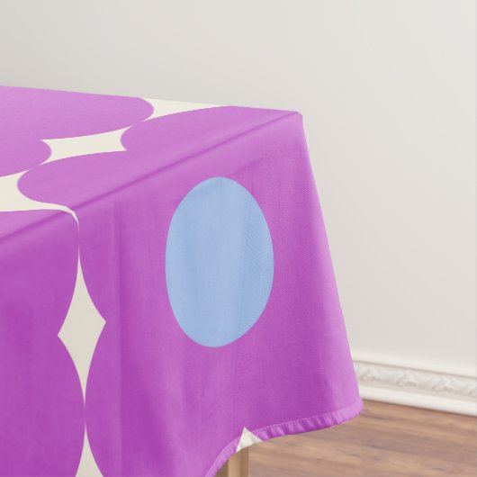 Nappe Motif Fleur Mocal Rétro (In Situ)