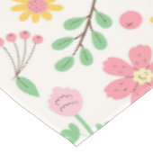 Nappe Motif Fleur sauvage (Angle)