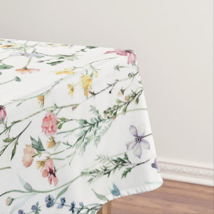 Nappe Motif fleur sauvage