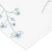 Nappe Motif Fleur sauvage bleu (Angle)