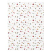 Nappe Motif Fleur sauvage de ressort d'aquarelle (Devant)