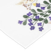 Nappe Motif Fleur sauvage d'été coloré (Angle)