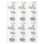 Nappe Motif Fleur sauvage d'été coloré (Devant)