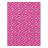 Nappe Motif fleur sauvage rose simple (Devant)